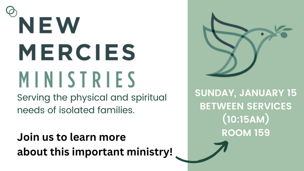 New Mercies Ministries Info Meeting