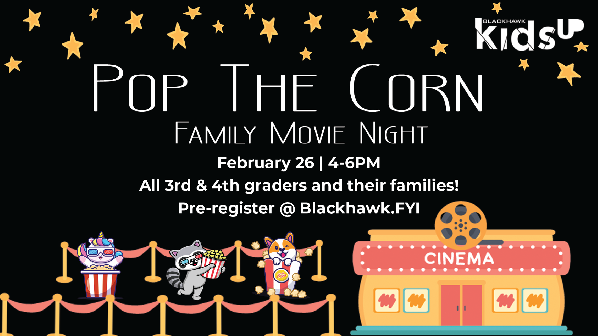 PoP the Corn! It’s KIDSUP Movie Night