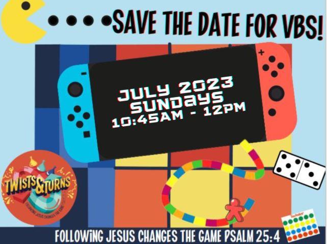 SAVE THE DATE VBS 2023 IS COMING