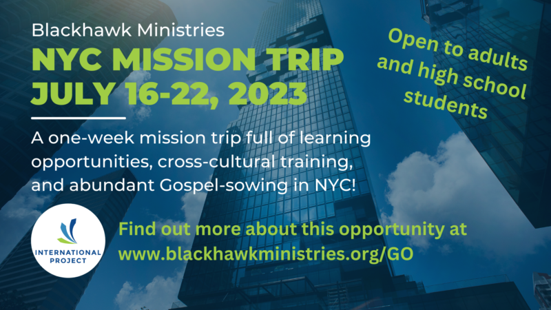 NYC Mission Trip | July 16-22