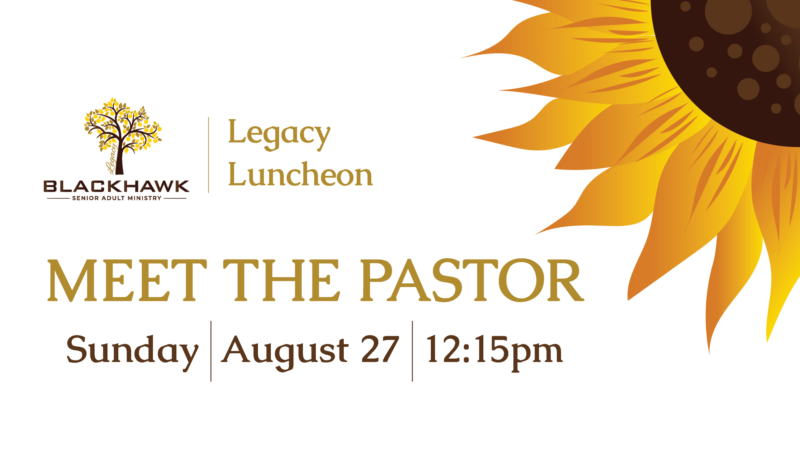 Legacy Luncheon | “Meet the Pastor”