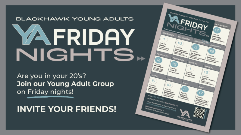 Young Adults Spring Calendar